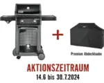 Hornbach Gasgriller Weber Spirit E-220 classic schwarz mit 2 Brenner, Deckelthermometer, Fettauffangschale, Warmhalterost und Grillbesteckhalter