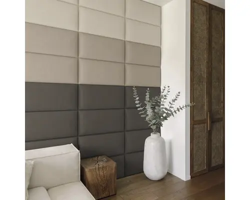 Wandkissen Leinenoptik beige 30x60 cm