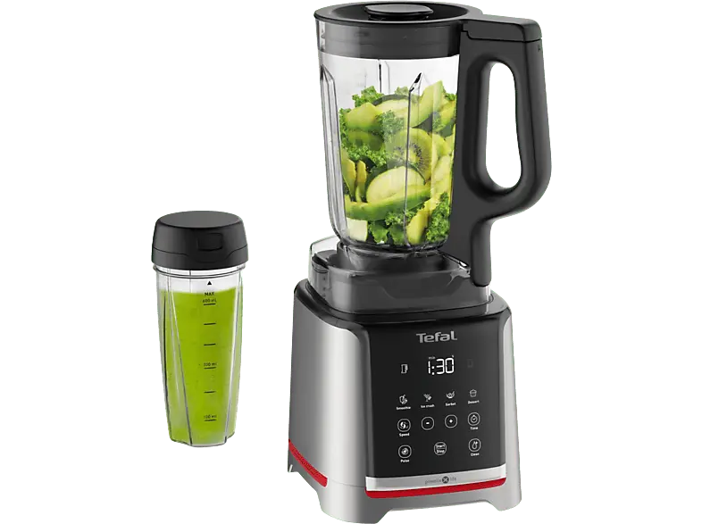 Tefal BL91HD InfinyMix Standmixer für Smoothies (Silber, 1600 Watt, 1.75 l )