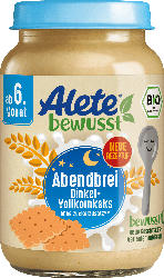 Alete bewusst Abendbrei Dinkel Vollkornkeks ab dem 6. Monat