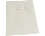 Hornbach Extraflache Rechteck-Duschwanne Sanotechnik SMC 80x100x2.6 cm weiß matt