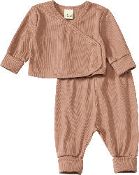 ALANA Set Pro Climate mit Wickelshirt & Hose mit Mitwachsfunktion, braun, Gr. 68