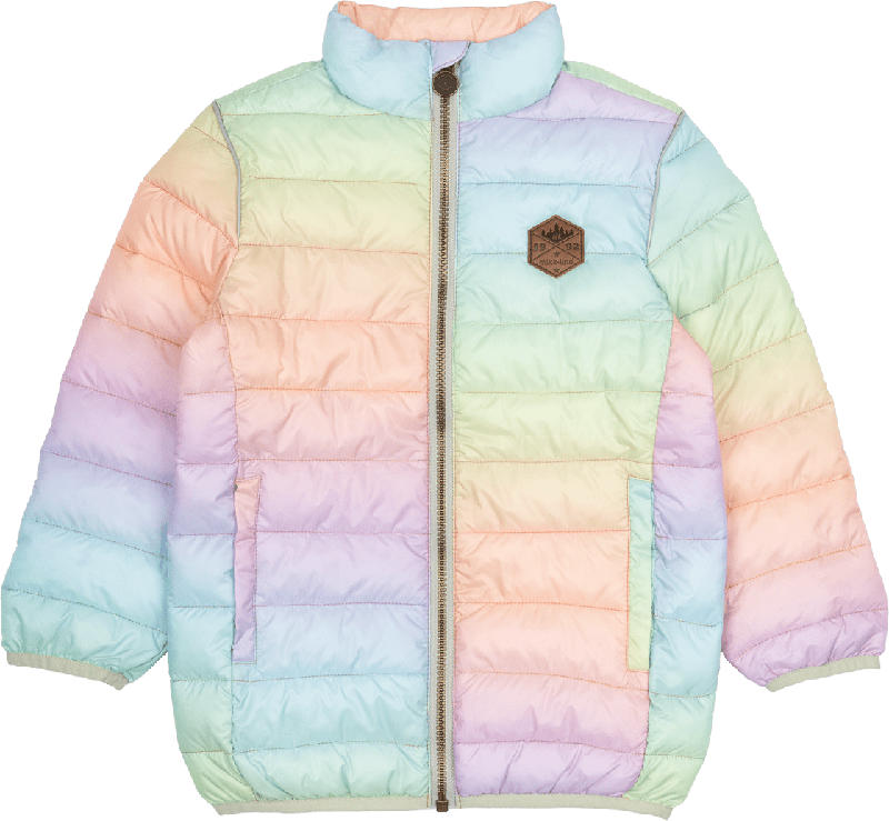 Mikk-Line Steppjacke in Pastellfarben, bunt, Gr. 98/104