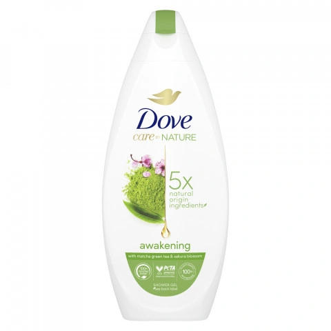 Dove Awakening with matcha grees tea & sakura blossom душ гел за тяло 225мл.