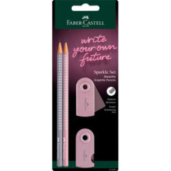 FABER-CASTELL Schreibset Sparkle 218480 Rose Shadow