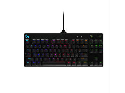 Logitech Gaming Tastatur G pro, TKL, GX-blue, abnehmbares Micro-USB-Kabel, Schwarz, USB, Lightsync RGB