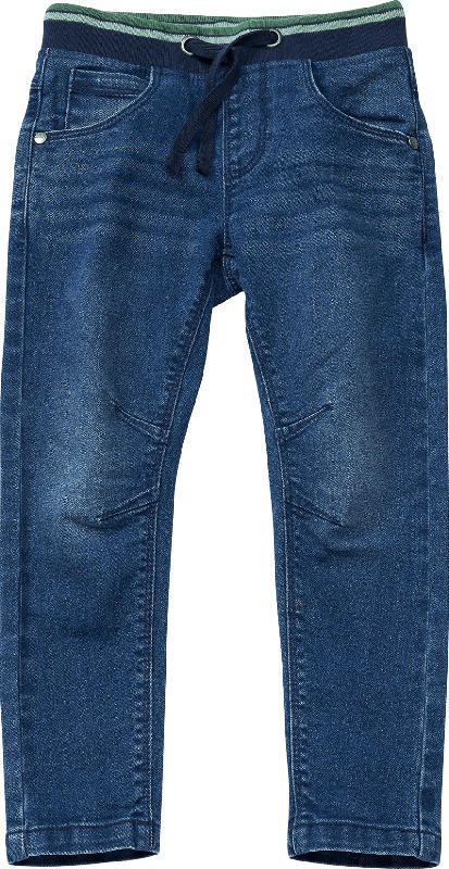 ALANA Jeans mit Rippbund & schmalem Schnitt, blau, Gr. 98