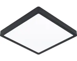 LED Deckenleuchte Fueva 1 285 x 285 x 45 mm 1-flammig 20 W 2200 lm 4000 K neutralweiß IP 20 schwarz