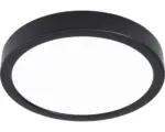 Hornbach LED Deckenleuchte Fueva 1 Ø 225 x 45 mm 1-flammig 16 W 1800 lm 4000 K neutralweiß IP 20 schwarz
