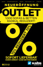 Kabs Kabs: Outlet Harburg August - bis 29.08.2024