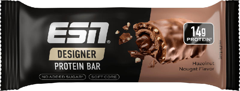 ESN Proteinriegel Designer Bar, Hazelnut Nougat Geschmack