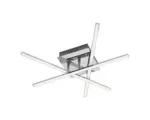 Hornbach LED Deckenleuchte Lasana 1 1x18 Watt chrom