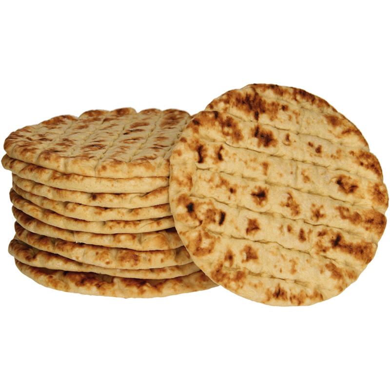 Pita Fladenbrot mit Zusatz von Vollkornmehl, vorgebacken, tiefgefroren