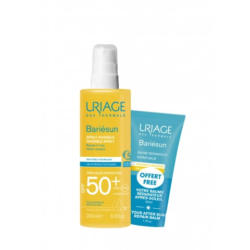 Uriage Bariesun SPF50+ слънцезащитен млечен спрей за тяло 200мл. + Балсам за след слънце за лице и тяло 50мл.