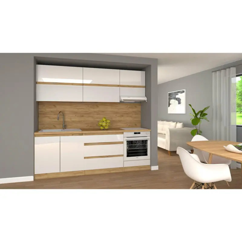 БЛОК КУХНЯ EKO БИАНКА 240 СМ.