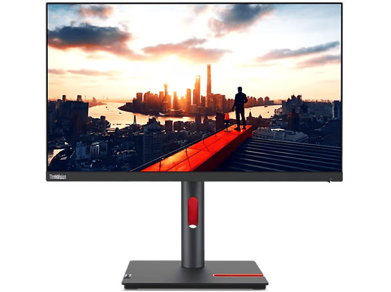 Lenovo ThinkVision P24h-30 Monitor for Business, 23.8 Zoll, WQHD, 16:9, 60Hz, 6ms, 300cd, IPS, 99% sRGB, Raven Black