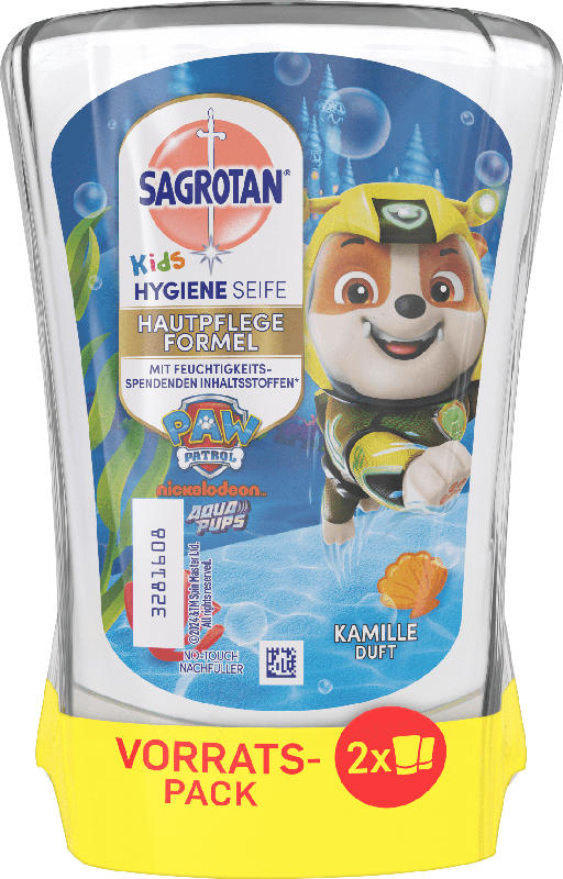 Sagrotan Flüssigseife No-Touch Kids Duo Kamille Nachfüllpack (2x250 ml)