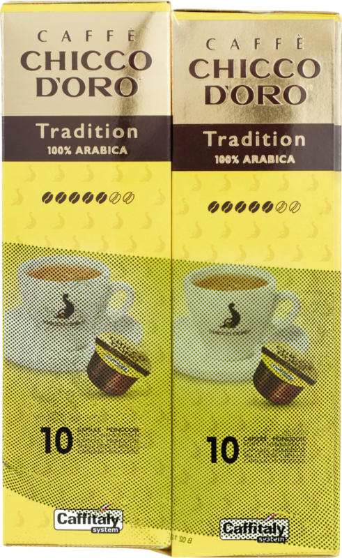 Capsule di caffè Tradition Chicco d’Oro, 2 x 20 capsules