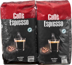 Café Espresso, en grains, 2 x 500 g