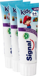 Dentifricio Signal Kids, 0-6, 3 x 75 ml