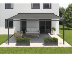 FLAIRSTONE Feinsteinzeug Terrassenplatte Valley Grey rektifizierte Kante 120 x 60 x 2 cm