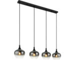 Hornbach Pendelleuchte Globo MAXY E27 40 W 4-flammig IP 20, schwarz (15548-4H)