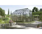 Hornbach Gewächshaus Vitavia Jupiter 9900 Hohlkammerplatten 4 mm 257x383 cm smaragd