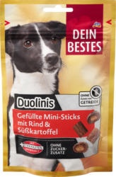 Dein Bestes Hundeleckerli gefüllte Mini-Sticks mit Rind & Süßkartoffel