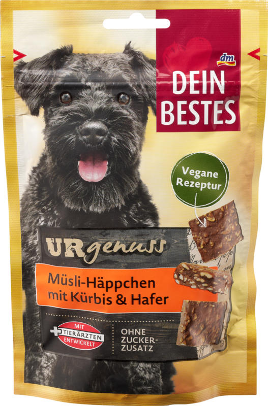 Dein Bestes Hundeleckerli Müsli-Häppchen mit Kürbis & Hafer