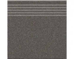 Feinsteinzeug Treppenstufe Etna 30x30 cm graphit matt