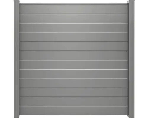 Zaun 180 cm x 180 cm grau