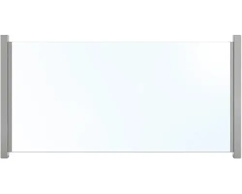 Zaun Belfort 180 x 90 cm transparent