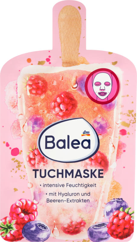 Balea Tuchmaske Eis am Stiel