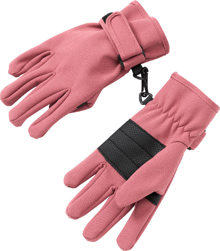 PUSBLU Handschuhe aus Softshell, rosa, Gr. 4