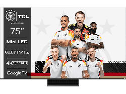 TCL 75MQLED80 (75 Zoll, QLED, 4K UHD, Mini LED, Google TV, Sprachsteuerung); QLED TV