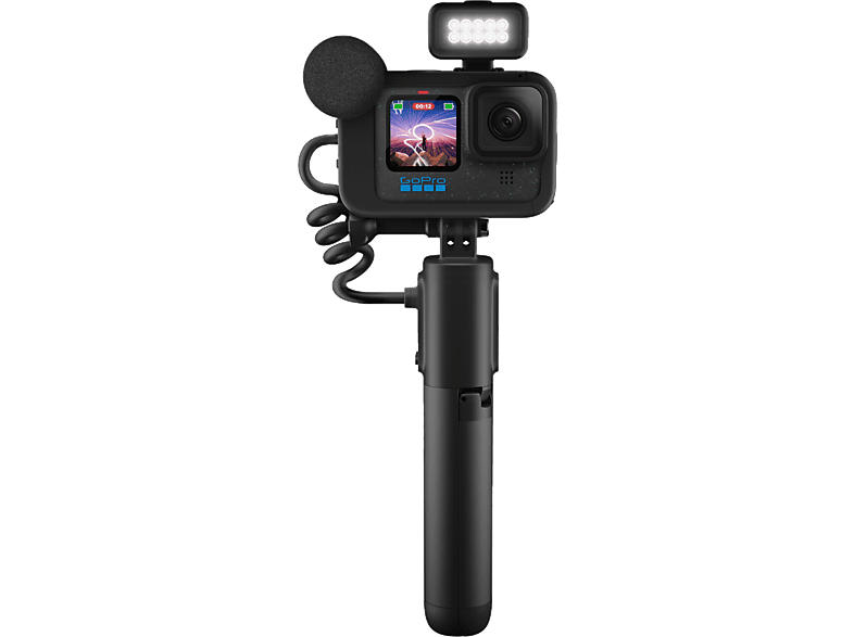 GoPro Hero12 Black Action Cam Creator Edition, 5.3K60, 27 MP Foto, Hypersmooth 6.0, 2x längere Akkulaufzeit