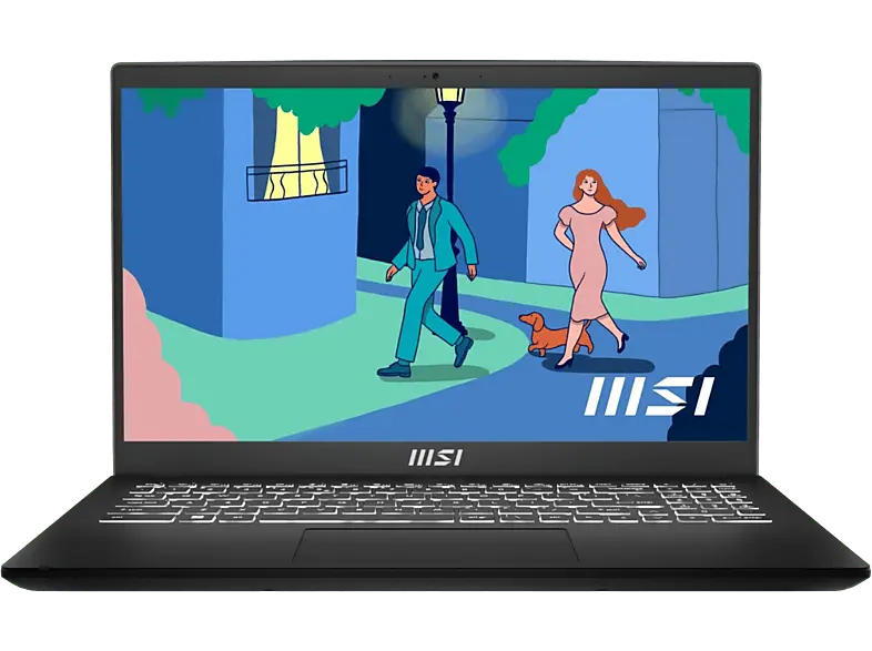 MSI Modern 15 B7M-280 Notebook 15,6 Zoll, Full-HD, AMD Ryzen™ 7 7730U, 16 GB RAM, 1000 SSD, Windows 11 Home, Radeon™ Onboard Graphics, Classic Black