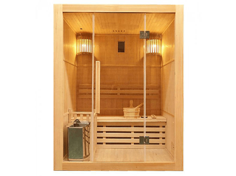 Sanotechnik J60120 Sauna Riga 150X120X190 CM Infrarotkabine (3,6 kW)