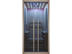 Sanotechnik F10100 carbon 1, für 1 Person Infrarotkabine (1750 Watt)