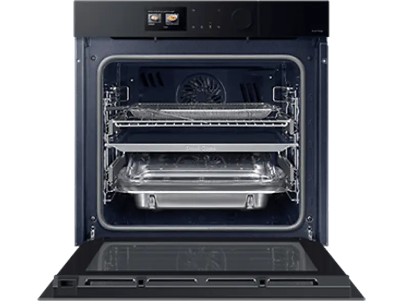 Samsung NV7B7997AAK/U3 Backofen mit Pyrolyse (76 l, Schwarz, 560 mm breit, A+, Dampfgarfunktion)