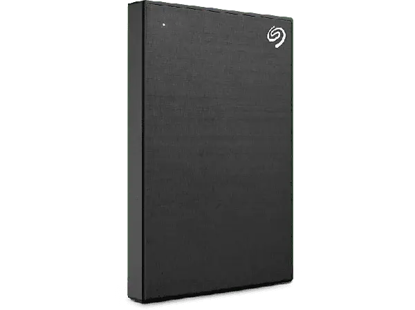 SEAGATE 1 TB One Touch Festplatte mit TV-Halterung, Kennwortschutz, +Rescue, HDD, Extern, USB-Micro-B, Schwarz