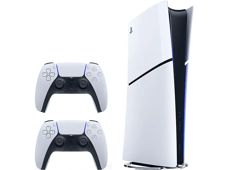 Sony PlayStation®5 (Modellgruppe: Slim) Digital Edition mit zweitem DualSense™ Wireless-Controller; PlayStation 5----Spielekonsole