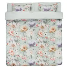 JYSK Lenjerie pat+cearșaf satinată ERNA 200x220 roz