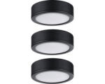 Hornbach LED Aufbauleuchten-Set Pukk 3,5 W Ø 65 mm schwarz 3 Stk.