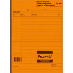 FAVORIT Wochen-Rapport D/F/I A4 400 weiss 100 Blatt