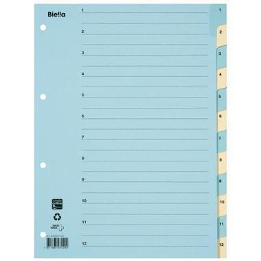 BIELLA Répertoires carton couleur A4 462441.00 1 - 12