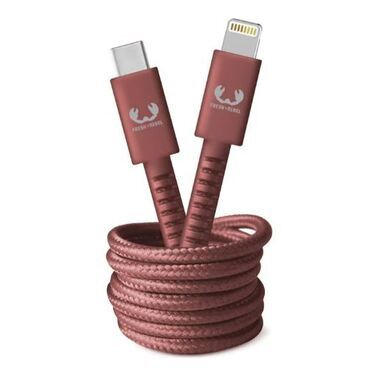 Fresh 'N Rebel USB-C to Apple Lightning cable 2.0m (Safari Red)