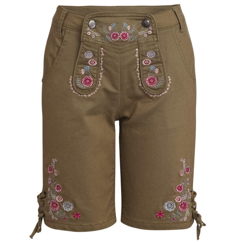 Damen Trachtenshorts mit Stickereien (Nur online)