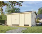 Hornbach Gerätehaus Olaf 13,5 m² inkl. Fußboden 452 x 330 cm natur