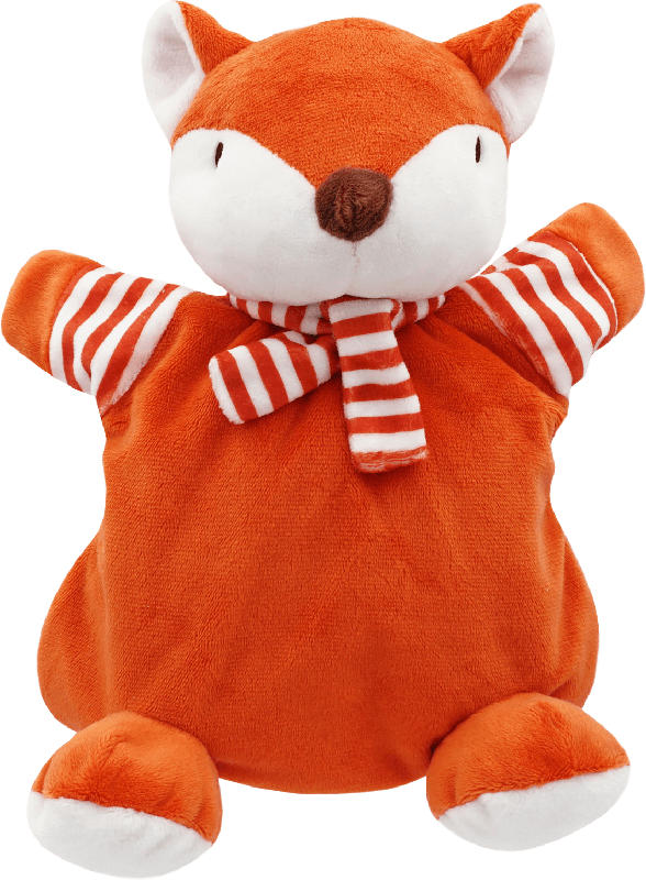 fluffies Handpuppe Fuchs, orange